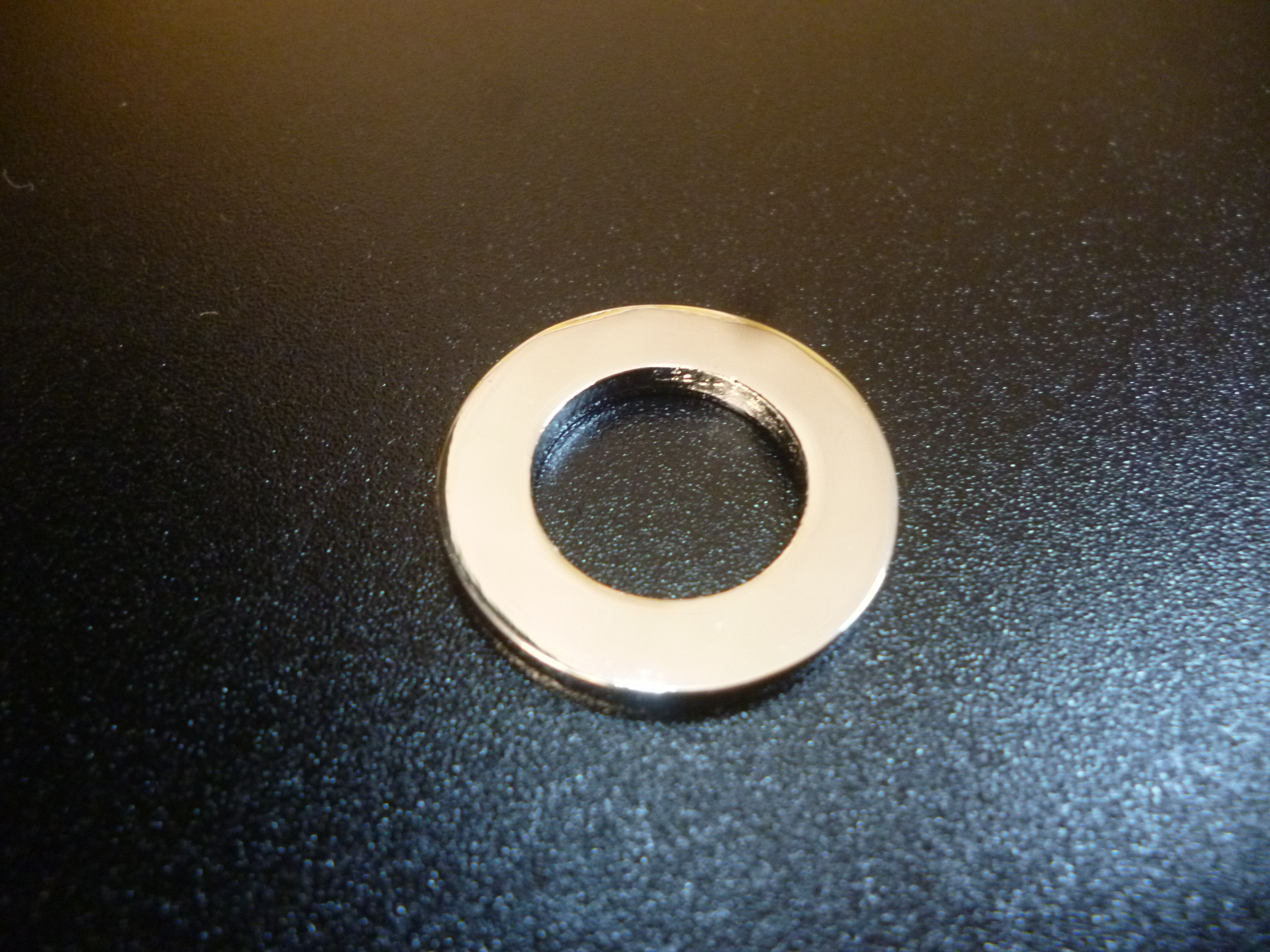 GS400 フロントホイール アクスルシャフト ワッシャー クロームメッキ  