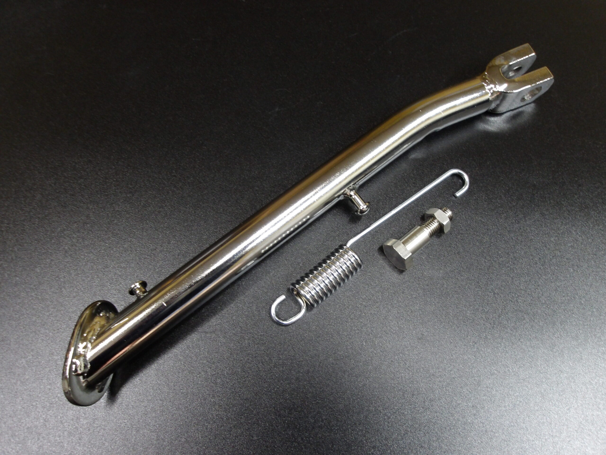 CB250T/400T　メッキ サイドスタンド　40mmロング