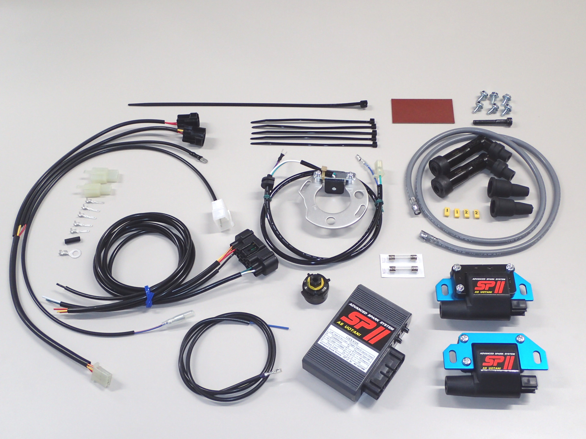 gt380 ウオタニSP 起きる パワーコイルキット 取り付けキット付き